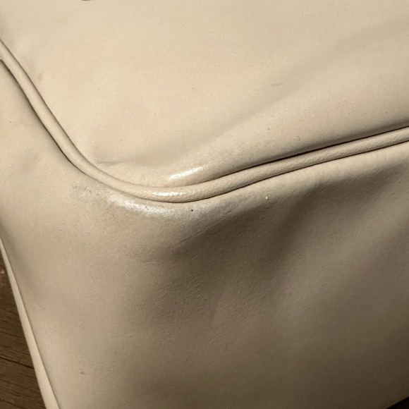 Longchamp Roseau Heritage Tan Beige Leather Tote Bag France Toggle Preppy - Picture 10 of 16